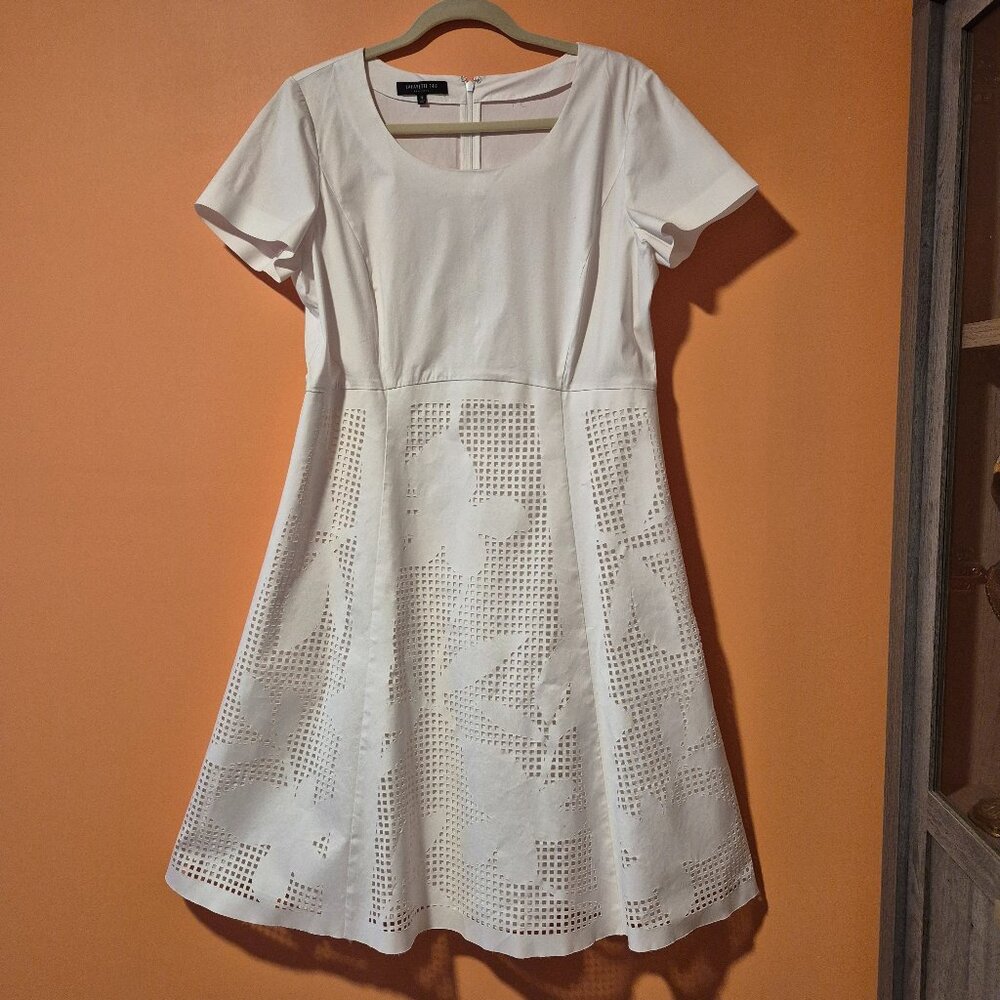 LAFAYETTE 148 white dress size 12